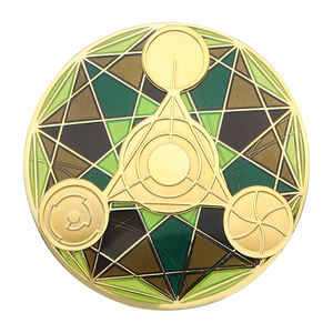 Monedas <span class=keywords><strong>de</strong></span> Alta Calidad con <span class=keywords><strong>el</strong></span> Símbolo del Cubo del Codex Metatron, 72 Nombres <span class=keywords><strong>de</strong></span> Dios, Moneda del Rey Salomón, Monedas <span class=keywords><strong>de</strong></span> Color Transparente para Colección - Product Image 4