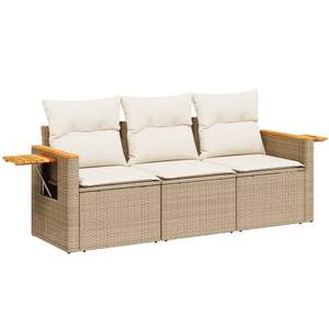 Set Divano da Giardino Beige - Product Image 2