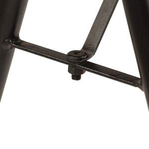 Escritorio de Madera de Mango Sólida con Base de Acero, Escritorio para Computadora de Madera Natural Mediana - Product Image 6