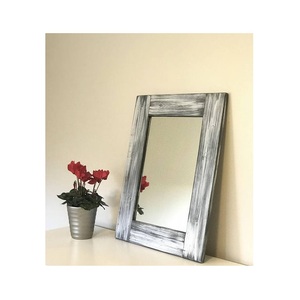 Handcrafted Timber <b>Mirror</b> Frame Ornamental Wall <b>Mirror</b> <b>for</b> <b>Dressing</b> Area Guest Suite Living Space and Modern Home Styling - Product Image 6