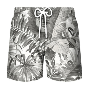 Custom Vintage Distressed Plaid Waterproof Drawstring Closure <b>3</b>/<b>4</b> Long Running <b>Shorts</b> Men Polyester/Cotton Plus Size <b>Shorts</b> - Product Image 2