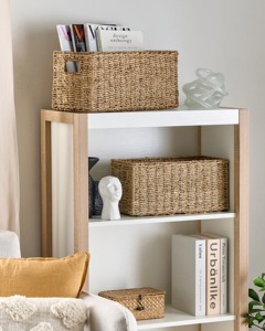 Set of 2 Seagrass <b>Rectangular</b> <b>Baskets</b> Handmade Storage <b>Basket</b> Wholesale eco-friendly Made in Viet Nam - Product Image 5