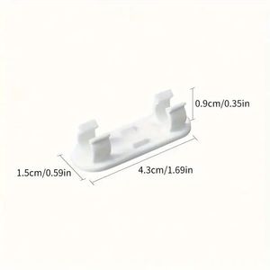 20 Pezzi Clip Adesivi Trasparenti per Gestione Cavi, Organizzatori per TV, PC, Ethernet, per Casa, Ufficio e Organizzazione Scrivania - Product Image 3