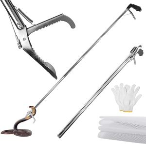 Pinzas Profesionales Plegables para Atrapar Serpientes, Pinza de Metal Resistente para Reptiles, Herramienta de Manipulación Segura con Mandíbula Ancha, Servicio OEM - Product Image 1