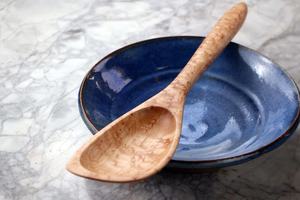 Best Quality Durable Eco-Friendly Lightweight Hybrid Wooden Roux Spoon Spatula Handmade From Acacia & Teak Wood <b>Mirror</b> Polish - Product Image 6