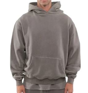 Pull-over rétro pour homme de qualité supérieure, 500 g/m², 100 % coton, surdimensionné, hiver, sweat-shirt personnalisé pour homme - Product Image 4