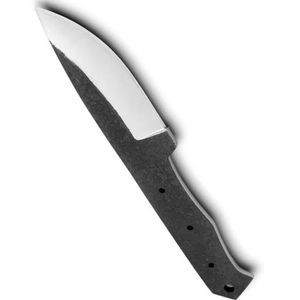 Cuchillo de caza y camping de acero al carbono OEM al por mayor, con hoja de 8 pulgadas, punta caída, esqueletizado, espiga completa, para desollar, suministro para cuchilleros DIY - Product Image 2