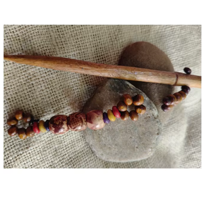 Pasador de Pelo de Madera de Diseño, Accesorio para el Cabello Hecho a Mano con Vetas Naturales para Mujer - Product Image 3