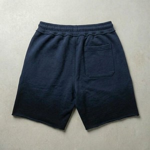 Shorts Bermuda pour Homme Meyba Bleu Marine Brodés avec Lettres, Style Décontracté Streetwear, Taille Mi-Haute en Coton - Product Image 4