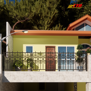 Soluciones de Diseño para Balcones, Barandillas Artísticas de Hierro Forjado para Villas, Creando Espacios Sofisticados, Alta Durabilidad, Diseño Moderno - Product Image 3