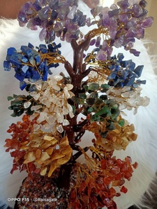 7 Chakra pierres précieuses arbre 1500 perles arbre haute qualité cristal décoratif naturel puces arbre utilisation pour la décoration de noël - Product Image 3