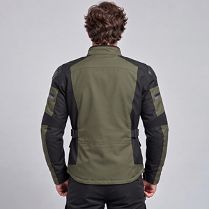 Veste de moto en Cordura, tissu durable, construction respirante, coupe confortable, design protecteur pour la course à moto - Product Image 3