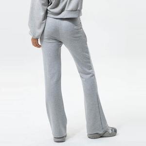 Pantalon de survêtement évasé en coton respirant de haute qualité pour femme, coupe droite, style streetwear hiver, décontracté, taille adulte, personnalisable - Product Image 5