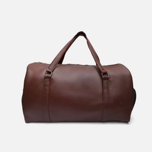 Bolsa de Viaje de Cuero Genuino Marrón de Moda con Asas Dobles y Diseño de Lujo para Fin de Semana, Proveedor Mayorista - Product Image 4
