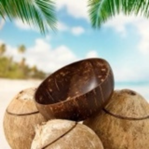 Cuencos de cáscara de coco con logotipo láser personalizado con acabado de aceite para colecciones de cocina rústicas y ecológicas modernas, venta al por mayor de Vietnam - Product Image 6