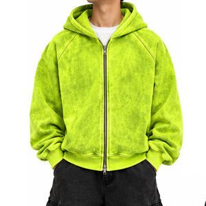 เสื้อฮู้ดดี้โอเวอร์ไซส์ 450GSM ล้างสีแบบแอซิดวอช ผลิตตามสั่งจากโรงงานเสื้อผ้า สำหรับใส่ในชีวิตประจำวัน เหมาะสำหรับผู้ซื้อต่างประเทศ - Product Image 6