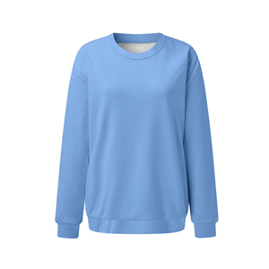 Sudadera Personalizada para Mujer con Cuello Redondo, Fabricante OEM ODM, Sudadera Premium para Dama, Venta al Por Mayor, Marca Privada, Fábrica de Ropa de Moda - Product Image 1