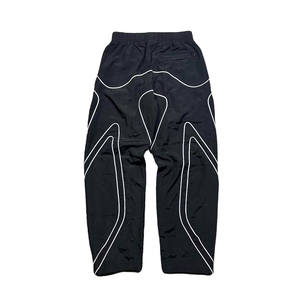 Wholesale Custom Piping <b>Track</b> Pants Unisex Casual Sportswear Joggers Streetwear <b>Trousers</b> OEM ODM - Product Image 2