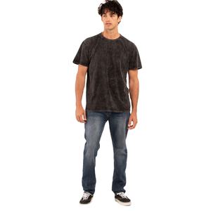 T-shirt Premium Homme Délavé à l'Acide 250 GSM Coton Lourd Effet Vieilli Vintage Streetwear Tee OEM Marque Privée Usine - Product Image 4