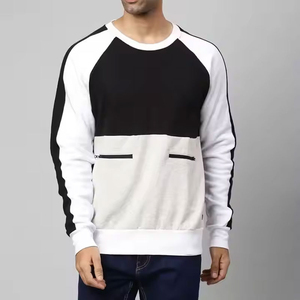 Sweat-shirt pour homme fabriqué au Pakistan, mélange de polyester et de coton, uni, automne, écologique, entièrement personnalisable, vente en gros - Product Image 1