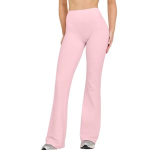Pantalon de yoga évasé taille haute pour femme, personnalisé, effet ventre plat et rehaussement des fesses, vente en gros OEM ODM - Product Image 1
