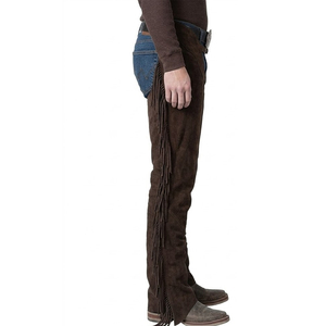 Best Design Lightweight Leather High Quality Men's Western Lowest Price <b>Half</b> Horse Riding <b>Chaps</b> - Product Image 4