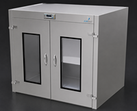 Boîte de transfert statique AirBio 2x2 pi avec lumière UV et filtration HEPA pour le transfert de matériaux en salle blanche