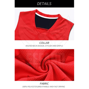 Uniforme de basket-ball réversible en matériau durable, best-seller, vêtements de sport - Product Image 4