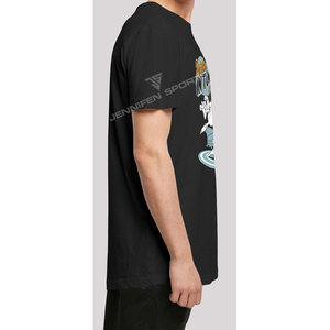 T-shirt pour homme en coton 100% imprimé numériquement, 240g, à manches courtes, respirant et léger, avec logo personnalisé en gros - Product Image 5