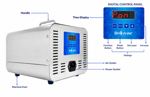 3g/h Ozone Generator Stainless Steel 304 Portable Odor Removal <b>Machine</b> for Home and Commercial Use - Product Image 3