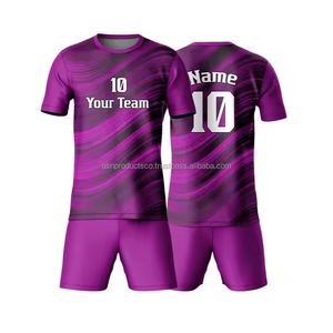 Maillot de football unisexe de haute qualité, vêtements de sport respirants à séchage rapide pour la formation, ensemble personnalisé OEM pour adultes - Product Image 4