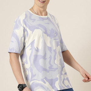 เสื้อยืดผู้ชายคุณภาพพรีเมียม ผ้าฝ้าย 100% สกรีนโลโก้ด้านหน้าแบบสั่งทำพิเศษ ทรงปกติ สไตล์ไฮสตรีท น้ำหนัก 220 กรัม - Product Image 5