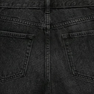 Pantalones Cortos Vaqueros de Mujer con Lazo en la Cintura, Estampado Vintage, Pantalones de Mezclilla Lavada para Niñas, Prendas de Moda Premium - Product Image 5