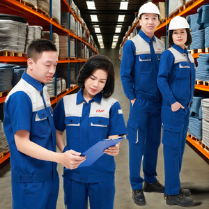 ชุดทำงานแบบสั่งทำได้เสื้อแจ็กเก็ต/กางเกง-FMF เครื่องแบบโรงงาน - Product Image 1