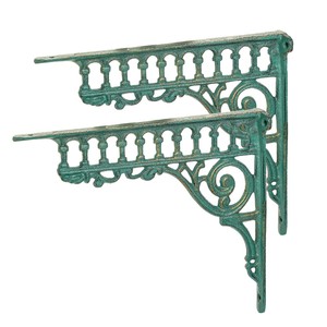 Acacia <b>Wood</b> with Cast Iron wooden wall shelves and floating shelves OEM Custom Wholesale | Aqdus Saleem India - Product Image 3