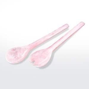 Juego de Cubiertos de Resina Más Vendido, Juego de Cucharas para Servir Alimentos con Mango Largo, Juego de Cubiertos de Resina de Buena Calidad para el Hogar, Hotel, Cocina, Vajilla de Mesa - Product Image 1