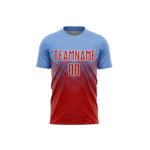 Maillot de football imprimé 100 % polyester, t-shirts à teinture intégrale, séchage rapide, écologique, anti-rétrécissement, tricoté, unisexe - Product Image 2