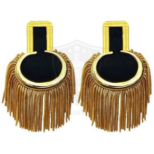Épaulettes d'Empereur Français Dorées et Argentées, Épaulettes Cérémonielles avec Franges, Couleurs Personnalisables, Tissu Doux - Product Image 3