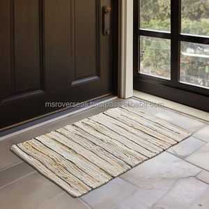 Tapis de couloir Chindi en coton multicolore fait à la main tapis de sol tressé de qualité supérieure chambre à coucher hôtel tissé décor chambre à coucher hôtel - Product Image 5