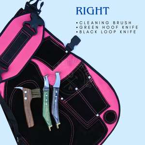 Kit d'équipement de sécurité pour fermeur en cuir, comprenant un coupe-clinches, un couteau à sabots vert, un couteau arc-en-ciel, un couteau à boucle en laiton, un tampon et une brosse - Product Image 5