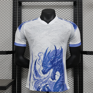 เสื้อฟุตบอล OEM 2026 รุ่นใหม่ ระบายอากาศได้ดี แขนสั้น สไตล์เรโทร พร้อมปักชื่อทีมตามสั่ง สำหรับฝึกซ้อมและสวมใส่ในสโมสร - Product Image 5