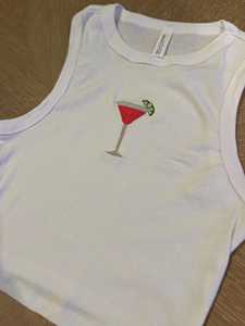 Top de Tirantes con Cuentas y Detalles Bordados, Hecho a Mano, para Mujer, Estilo Casual y para Fiestas - Product Image 1