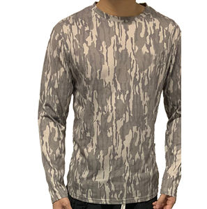 Camiseta Deportiva sin Mangas para Exteriores, Cuello Redondo, Color Sólido, 100% Poliéster, Transpirable, para Caza, Senderismo, Camping, Camuflaje Bottomland - Product Image 4