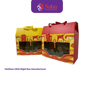 Cajas de Regalo Personalizables, Reciclables, Hechas a Mano con Materiales Biodegradables, Estampado en Relieve con Lámina Dorada, Laminación Mate, Papel Rígido - Product Image 5