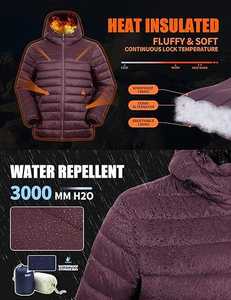 Veste matelassée pour homme très vendue, 100% coton, rembourrage en polyester, col montant, fermeture éclair, impression de logo personnalisée - Product Image 6