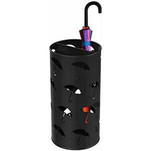 Modern <b>Grey</b> Metal Umbrella Stand Square Geometric Honeycomb Cutout Entryway Walking Stick Cane <b>Storage</b> Holder Bucket Wholesale - Product Image 2