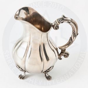 Vintage Metal Coffee & <b>Tea</b> <b>Set</b> with Dragon Handles Silver and Gold Finish Durable <b>Tea</b> Drinkware - Product Image 3