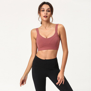 Sujetador deportivo de yoga de alto soporte para mujer, elástico en cuatro direcciones, transpirable, tallas grandes, OEM personalizado, ropa deportiva para gimnasio, venta al por mayor - Product Image 4