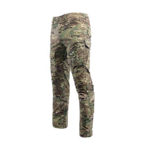 Conjunto de Camisa Táctica de Camuflaje y Pantalones Cargo para Entrenamiento, Transpirable, con Cierre de Cremallera de un Cuarto, Bolsillos Utilitarios, Ropa Resistente - Product Image 6