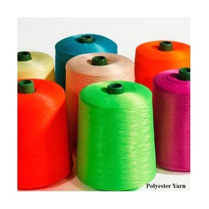 Fil recyclé 100 % polyester, filé teint, haute ténacité, technique OE, pour tissage et tricotage, écologique, Ne 20s, usage domestique, très vendu - Product Image 5